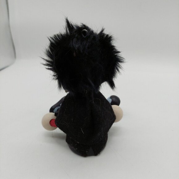 Dracula Ornament Wood Resin Feathers "Welcome To Transylvania" 6" Shelve Sitter - Picture 4 of 7